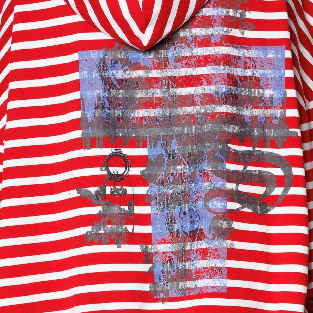 Stripped Hoodie - Blessed Cross