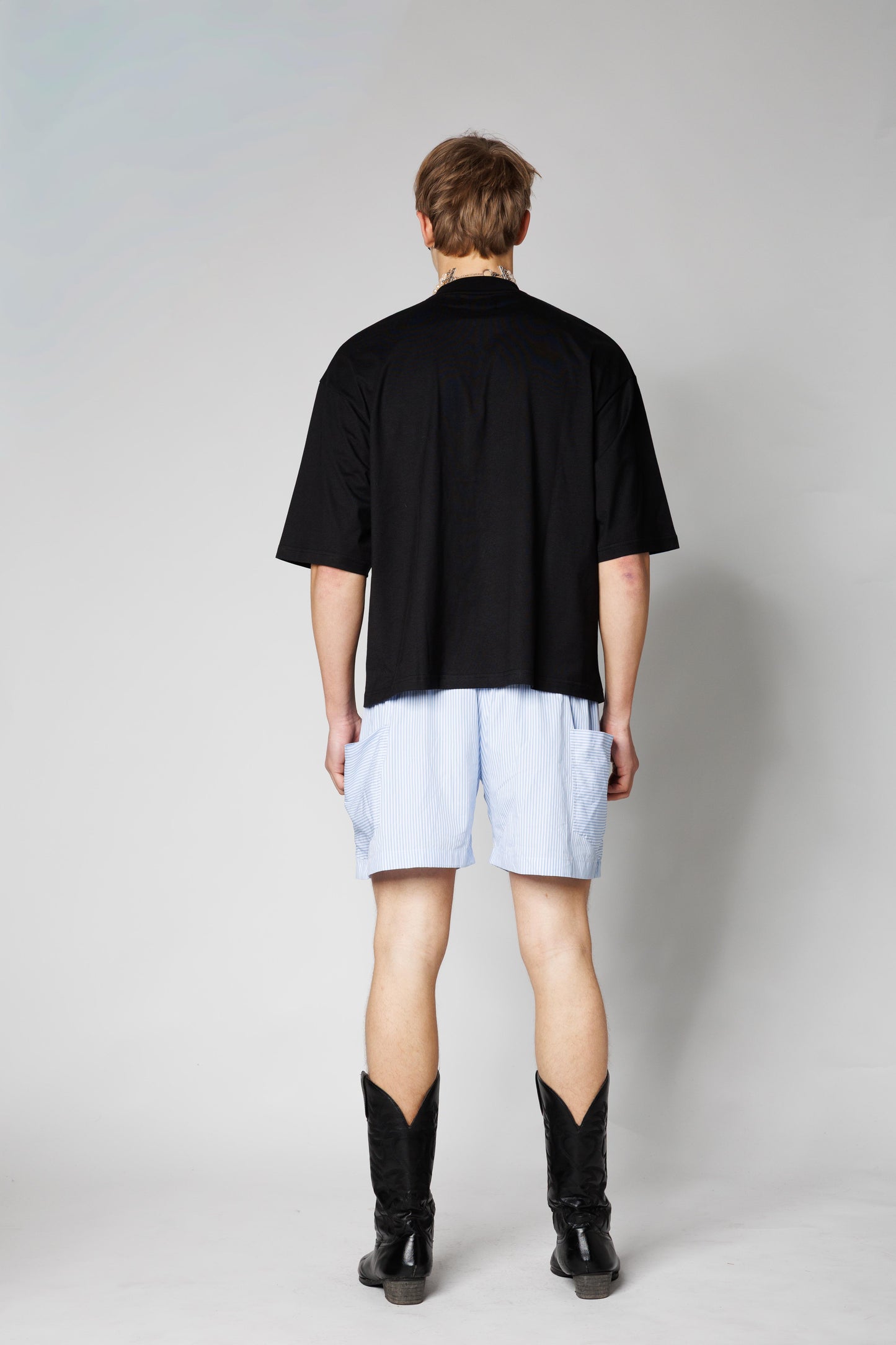 T-SHIRT CROP LOOSE FIT CYBER